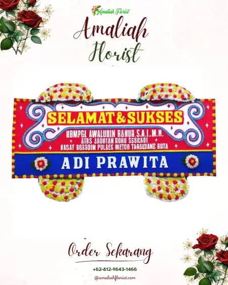 Papan Bunga Ucapan Selamat Kawunganten Lor